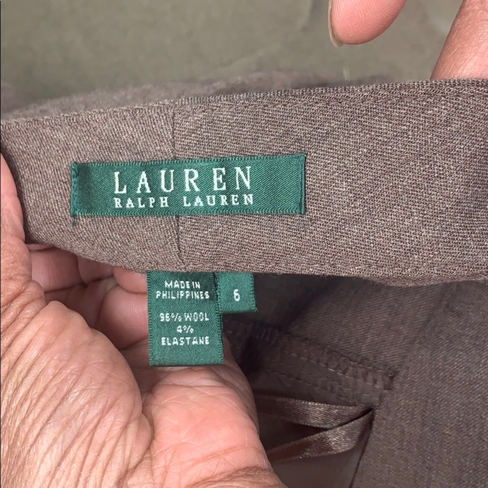 Women’s Ralph Lauren brown slacks - Picture 3 of 3